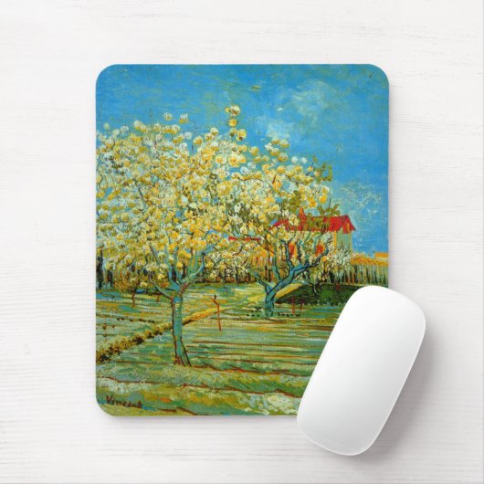 Orchard in Blossom von Vincent van Gogh Mousepad (Mit Mouse)