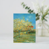 Orchard in Blossom von Vincent van Gogh Postkarte (Stehend Vorderseite)