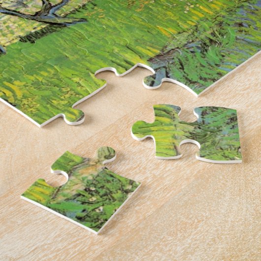 Orchard in Blossom von Vincent van Gogh Puzzle (Seite)