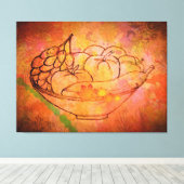 Orchard Mélange: Fruitful Harmony on Leinwanddruck (Insitu (Holzboden))