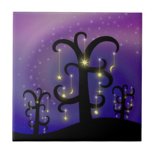 Orchard of Stars Decorative Tile Fliese