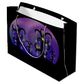 Orchard of Stars Gift Bag Große Geschenktüte (Rückseite Schrägansicht)