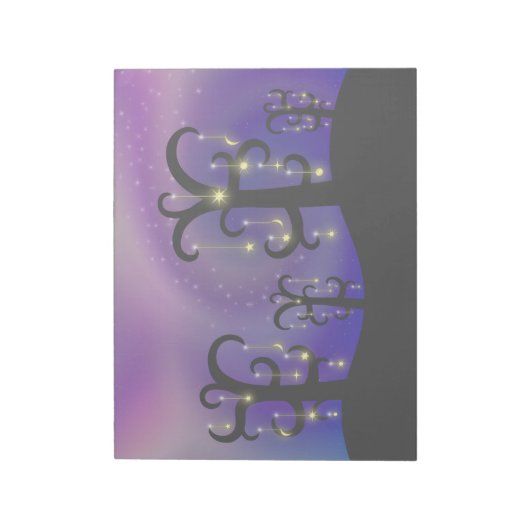 Orchard of Stars Notepad Notizblock (Rotiert)