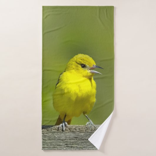 Orchard Oriole - Original Foto Badhandtuch Set (Badehandtuch)