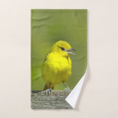 Orchard Oriole - Original Foto Badhandtuch Set (Handtuch)