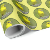 Orchard Oriole - Original Foto Geschenkpapier (Rolleneckpunkt)