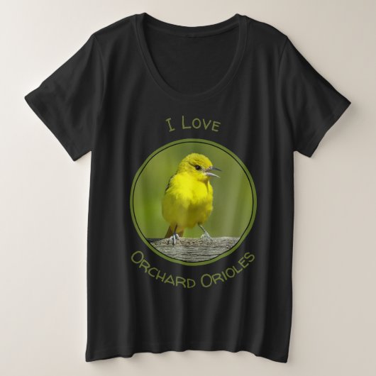 Orchard Oriole - Original Foto Große Größe T-Shirt (Design vorne)