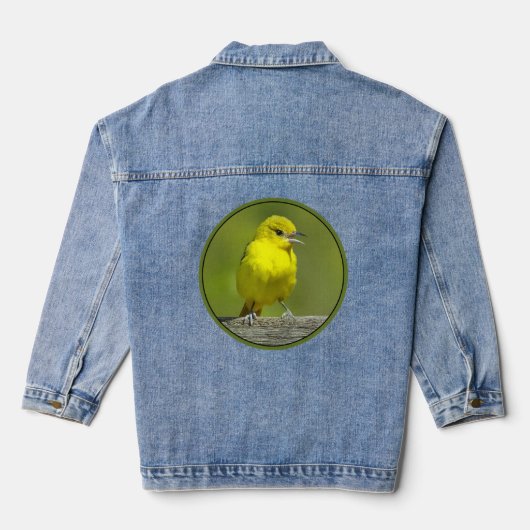 Orchard Oriole - Original Foto Jeansjacke (Rückseite)
