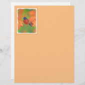 Orchard Oriole Songbird Malerei Original Bird Art (Vorne/Hinten)