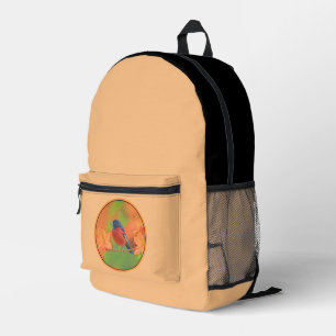 Orchard Oriole Songbird Malerei Original Bird Art Bedruckter Rucksack