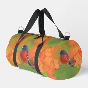 Orchard Oriole Songbird Malerei Original Bird Art Duffle Bag