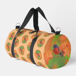 Orchard Oriole Songbird Malerei Original Bird Art Duffle Bag