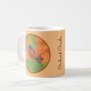 Orchard Oriole Songbird Malerei Original Bird Art Kaffeetasse