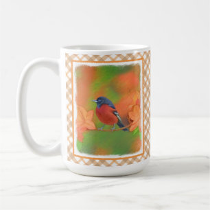 Orchard Oriole Songbird Malerei Original Bird Art Kaffeetasse