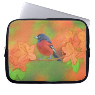 Orchard Oriole Songbird Malerei Original Bird Art Laptopschutzhülle