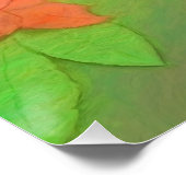 Orchard Oriole Songbird Malerei Original Bird Art Poster (Ecke)