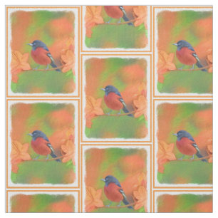 Orchard Oriole Songbird Malerei Original Bird Art Stoff