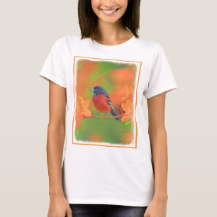 Orchard Oriole Songbird Malerei Original Bird Art T-Shirt