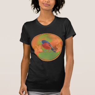Orchard Oriole Songbird Malerei Original Bird Art T-Shirt