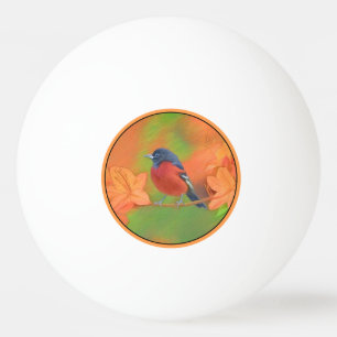 Orchard Oriole Songbird Malerei Original Bird Art Tischtennisball