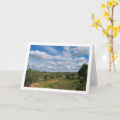 Orchard Path Sky Landschaft Karte (Gelbe Blume)