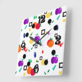 Orchard Quadratische Wanduhr (Winkel)