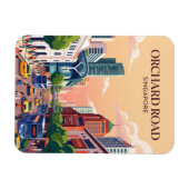 Orchard Road Singapur Magnet (Horizontal)
