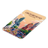 Orchard Road Singapur Magnet (Linke Seite)