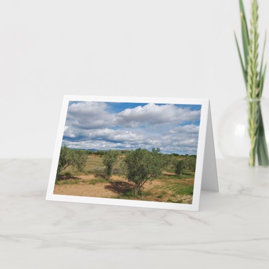 Orchard Sky Landscape Karte (Vorderseite)