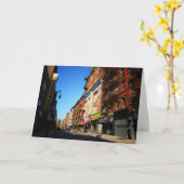 Orchard Street, Lower East Side, NYC Karte (Gelbe Blume)