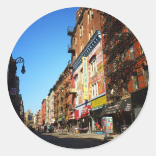Orchard Street, Lower East Side, NYC Runder Aufkleber