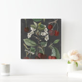 Orchard Varieties I Quadratische Wanduhr (Zuhause)