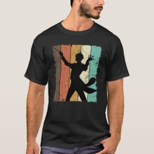 Orchester Dirigent Chorleiter Taktstock Retro Vin T-Shirt