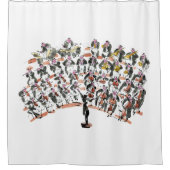 Orchester Duschvorhang (Vorderseite)