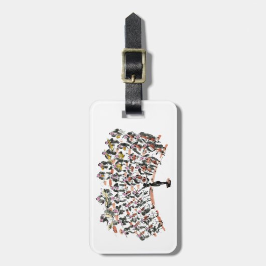 Orchester Gepäckanhänger (Vorderseite vertikal)