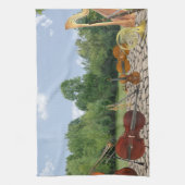 Orchester-Instrumente im Park Küchentuch (Vertikal)