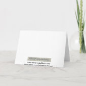 Orchester-Instrumente Notecard Karte (Rückseite)