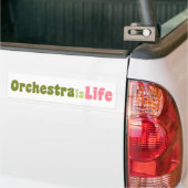 Orchester ist das Leben Autoaufkleber (Auf Lkw)