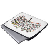Orchester Laptopschutzhülle (Vorne Knopf)
