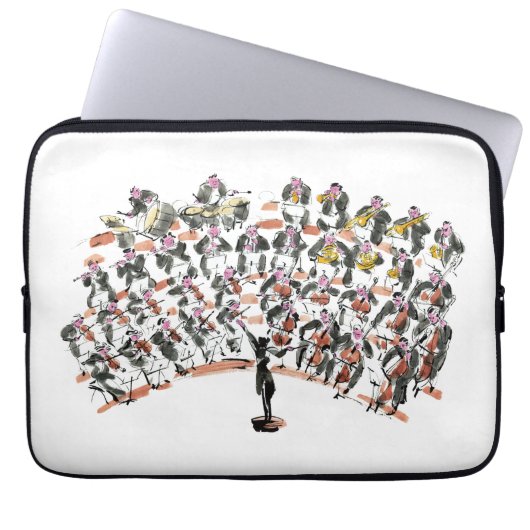 Orchester Laptopschutzhülle (Vorderseite)