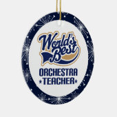 Orchester-Lehrer-Geschenk-Verzierung Keramik Ornament (Rechts)