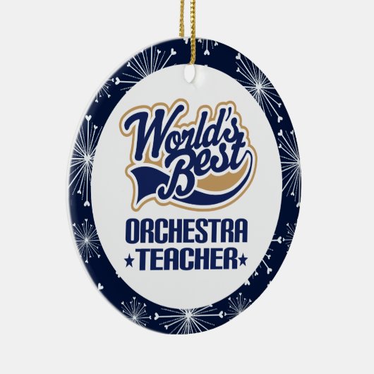 Orchester-Lehrer-Geschenk-Verzierung Keramik Ornament (Rechts)