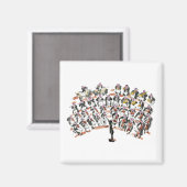 Orchester Magnet (Vorderseite/Rückseite)
