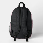 Orchester Pink Violin Treble Clef Rucksack (Rückseite)
