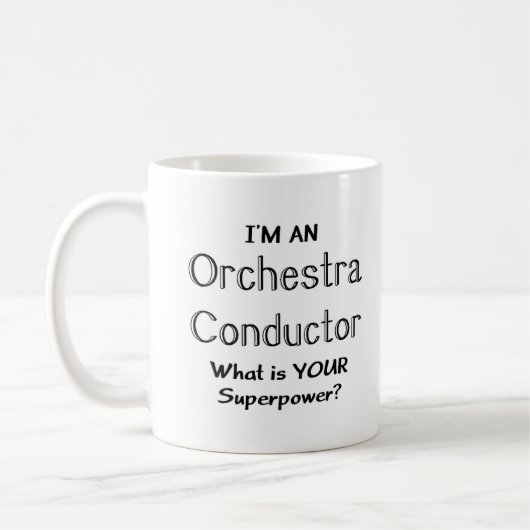 Orchesterdirigent Kaffeetasse (Links)