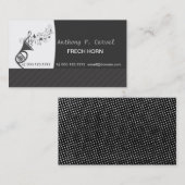    OrchesterFranzösisches Horn Visitenkarte (Vorne/Hinten)