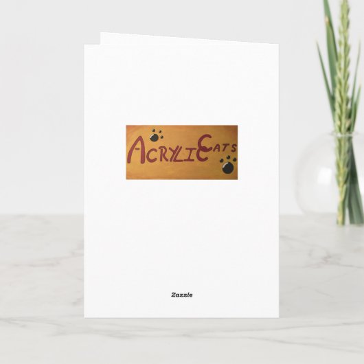 Orchesterkatzen Feiertagskarte (Rückseite)