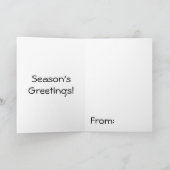 Orchesterkatzen Feiertagskarte (Innenseite)