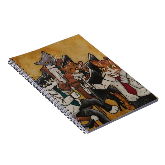 Orchesterkatzen Notizblock (Rechte Seite)