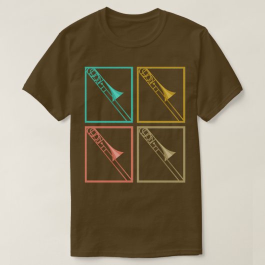 Orchestermusiker Geschenk Trombone T-Shirt (Design vorne)